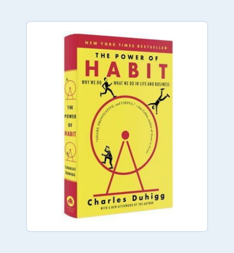 Cover of The Power of Habit, the book the Sonoco course is based on.